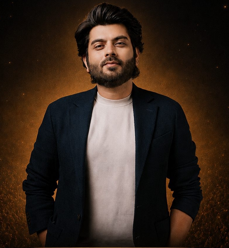 Jay Thadeswar, narrator for all three nights